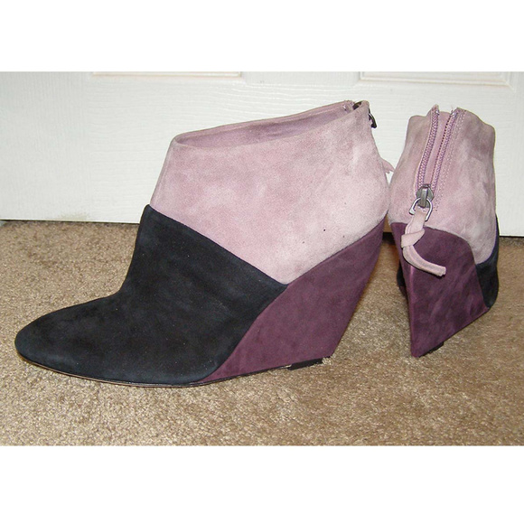 New Jean Michel Cazabat suede bootie 9 purple - Picture 5 of 8